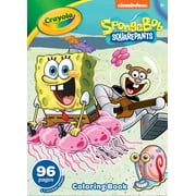 Crayola Spongebob Squarepants Coloring Book with Stickers, 96 Pgs, Spongebob Gift for Kids, Ages 3+